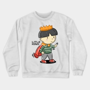 the cute little king Crewneck Sweatshirt